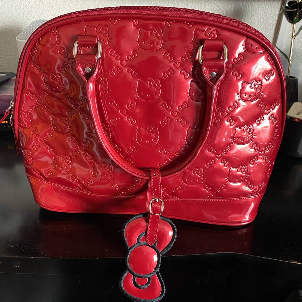 Loungefly Hello Kitty Embossed Patent Handbag